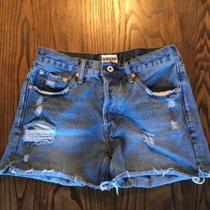 Umbee jean shorts size 28